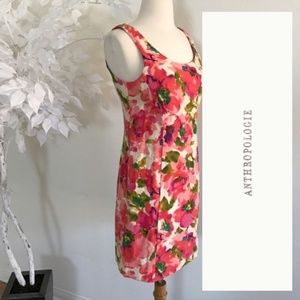 Anthropologie Postmark Olena Floral Dress Size 8